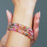Candy Crush | Silver | Galaxy Glass Bead Bracelet